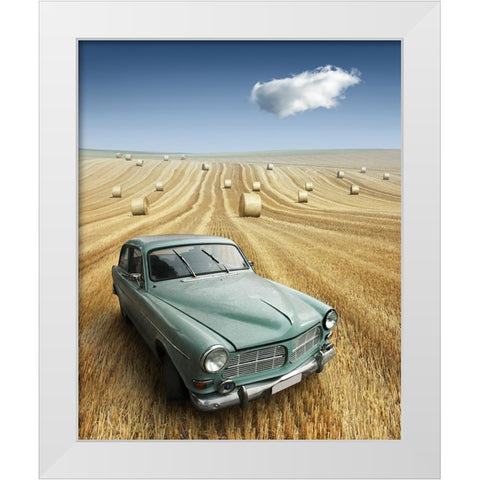 Nowhere to be Found White Modern Wood Framed Art Print by Heine, Ben