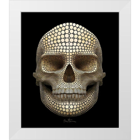 Remembering what I am 2 White Modern Wood Framed Art Print by Heine, Ben