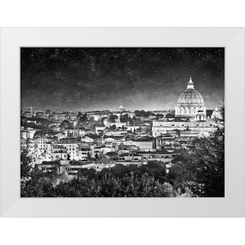 Rome - Vatican White Modern Wood Framed Art Print by Heine, Ben