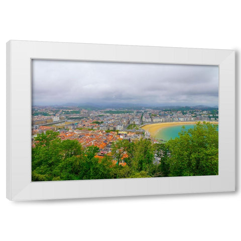 San Sebastian White Modern Wood Framed Art Print by Heine, Ben