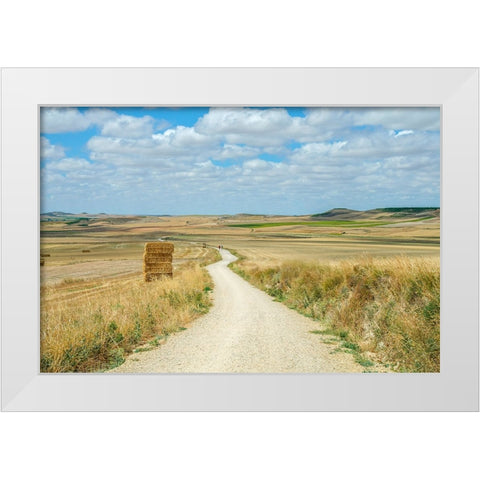 Santiago de Compostela pilgrimage - 165 White Modern Wood Framed Art Print by Heine, Ben