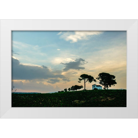 Santiago de Compostela pilgrimage - 216 White Modern Wood Framed Art Print by Heine, Ben