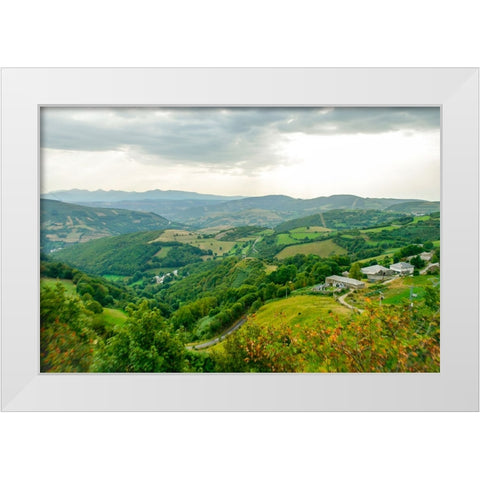 Santiago de Compostela pilgrimage - 235 White Modern Wood Framed Art Print by Heine, Ben
