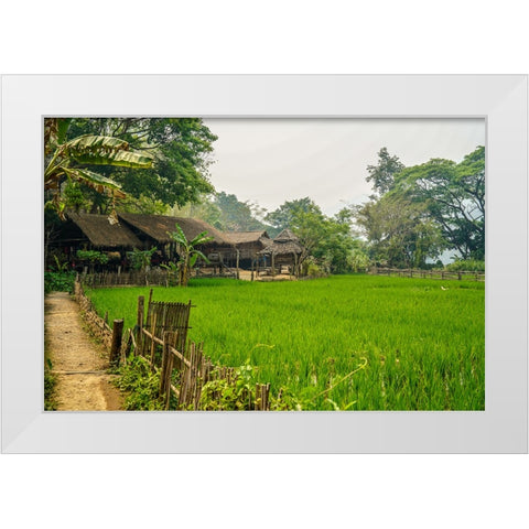 Thailand - 16 White Modern Wood Framed Art Print by Heine, Ben