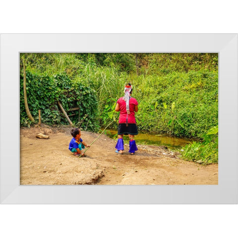 Thailand - 20 White Modern Wood Framed Art Print by Heine, Ben