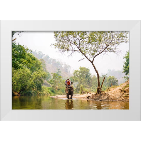 Thailand - 36 White Modern Wood Framed Art Print by Heine, Ben