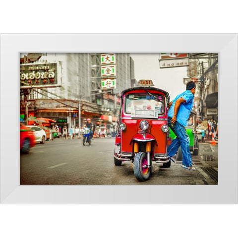 Thailand - 66 White Modern Wood Framed Art Print by Heine, Ben