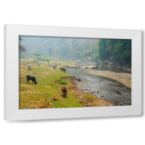Thailand - 79 White Modern Wood Framed Art Print by Heine, Ben