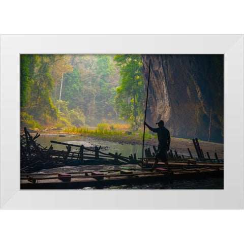 Thailand - 92 White Modern Wood Framed Art Print by Heine, Ben