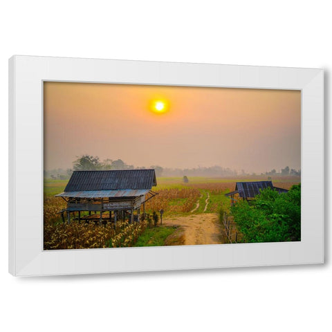 Thailand - 157 White Modern Wood Framed Art Print by Heine, Ben