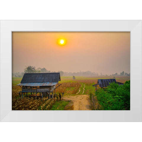 Thailand - 157 White Modern Wood Framed Art Print by Heine, Ben