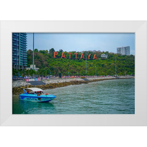 Thailand - 195 White Modern Wood Framed Art Print by Heine, Ben