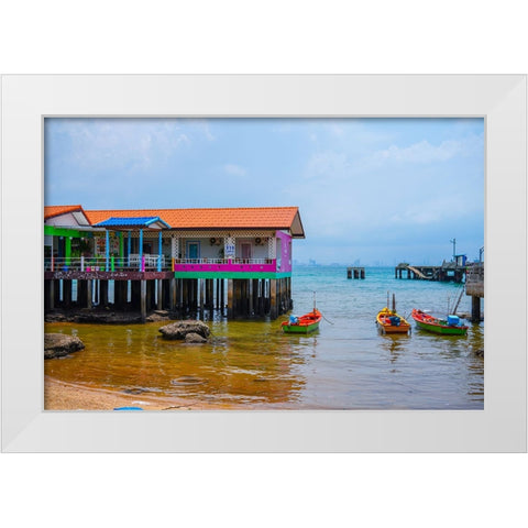 Thailand - 198 White Modern Wood Framed Art Print by Heine, Ben