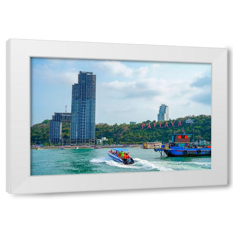 Thailand - 202 White Modern Wood Framed Art Print by Heine, Ben