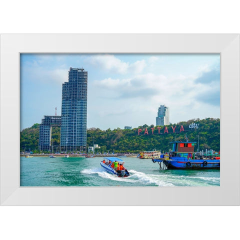 Thailand - 202 White Modern Wood Framed Art Print by Heine, Ben