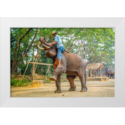Thailand - 260 White Modern Wood Framed Art Print by Heine, Ben
