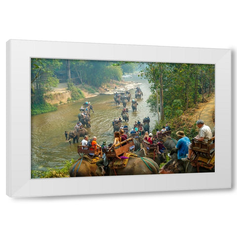 Thailand - 321 White Modern Wood Framed Art Print by Heine, Ben