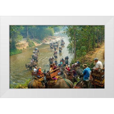 Thailand - 321 White Modern Wood Framed Art Print by Heine, Ben