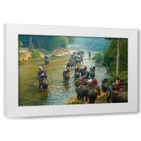 Thailand - 324 White Modern Wood Framed Art Print by Heine, Ben