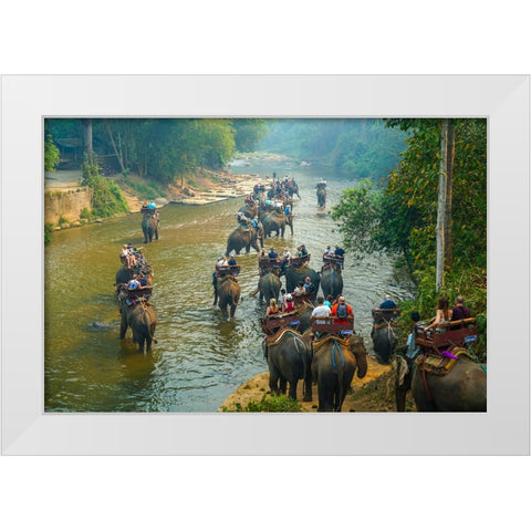 Thailand - 324 White Modern Wood Framed Art Print by Heine, Ben