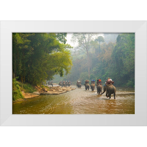 Thailand - 330 White Modern Wood Framed Art Print by Heine, Ben