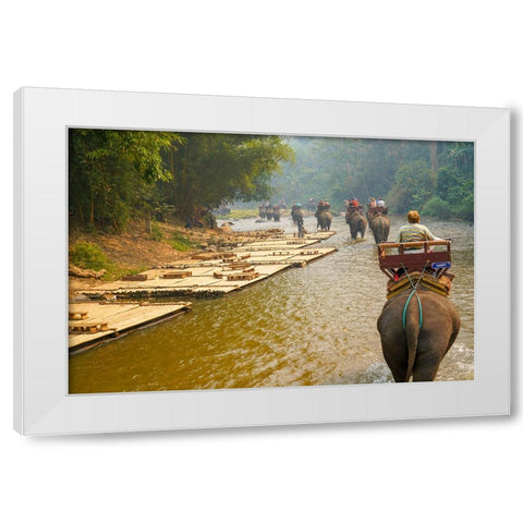 Thailand - 333 White Modern Wood Framed Art Print by Heine, Ben