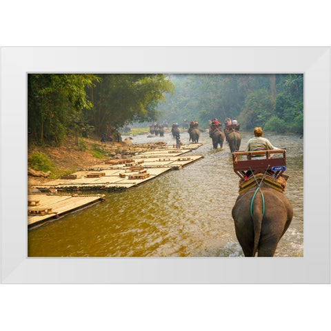 Thailand - 333 White Modern Wood Framed Art Print by Heine, Ben