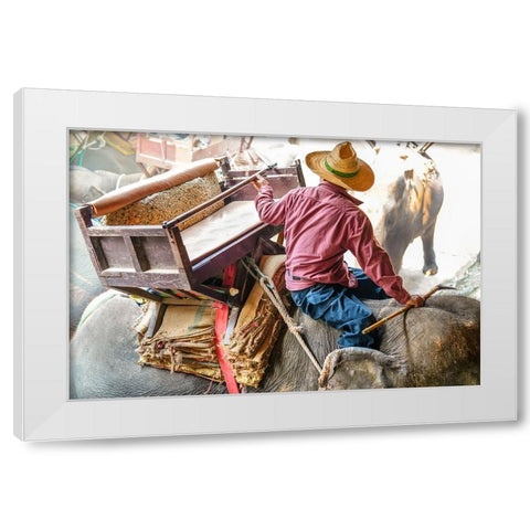 Thailand - 343 White Modern Wood Framed Art Print by Heine, Ben