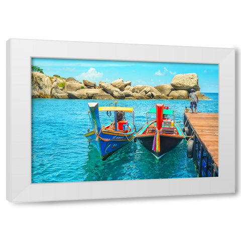 Thailand - 409 White Modern Wood Framed Art Print by Heine, Ben