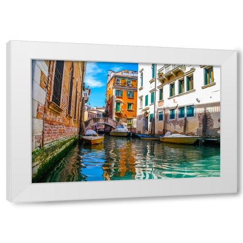 _SAM0717 White Modern Wood Framed Art Print by Heine, Ben