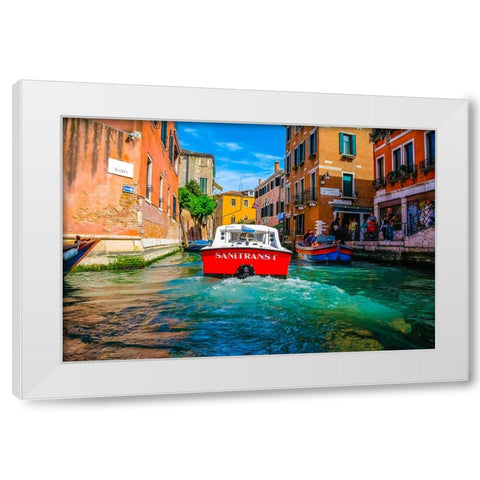 _SAM0738 White Modern Wood Framed Art Print by Heine, Ben