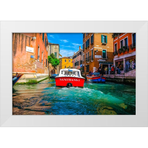 _SAM0738 White Modern Wood Framed Art Print by Heine, Ben