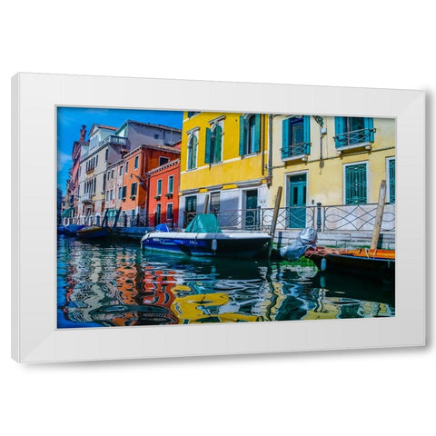_SAM0745 White Modern Wood Framed Art Print by Heine, Ben