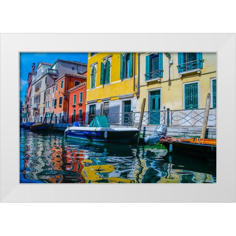 _SAM0745 White Modern Wood Framed Art Print by Heine, Ben