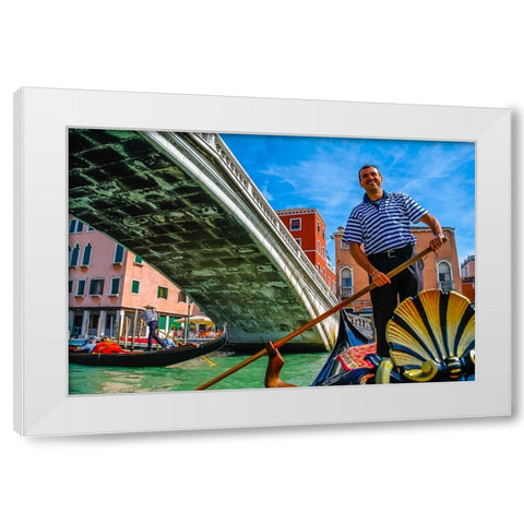 _SAM0761 White Modern Wood Framed Art Print by Heine, Ben