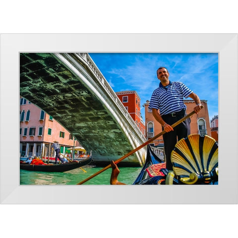 _SAM0761 White Modern Wood Framed Art Print by Heine, Ben