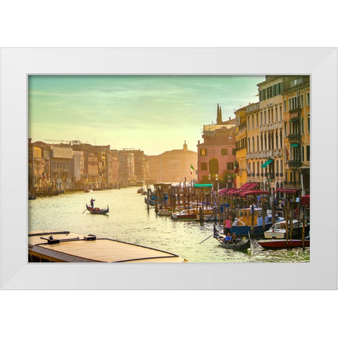 _SAM1091 White Modern Wood Framed Art Print by Heine, Ben