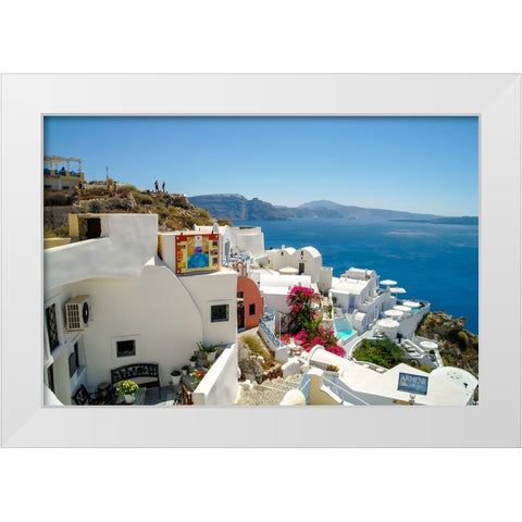 _SAM4420 White Modern Wood Framed Art Print by Heine, Ben