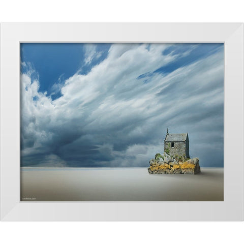 14 Voices of Solitude White Modern Wood Framed Art Print by Heine, Ben