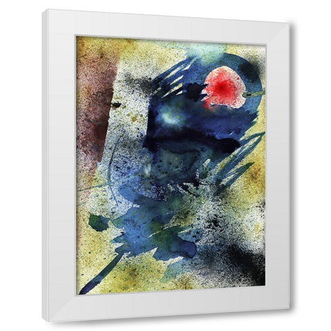 Abstract Big Bang White Modern Wood Framed Art Print by Heine, Ben