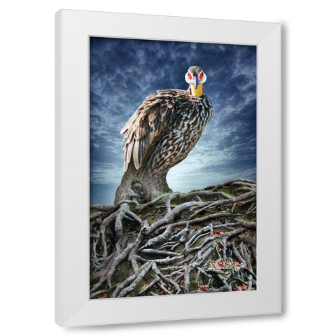 Back to My Roots White Modern Wood Framed Art Print by Heine, Ben