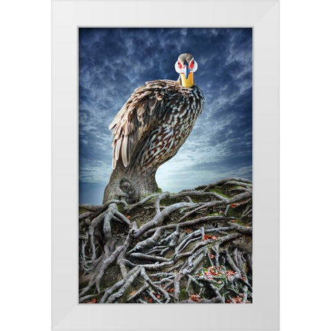 Back to My Roots White Modern Wood Framed Art Print by Heine, Ben