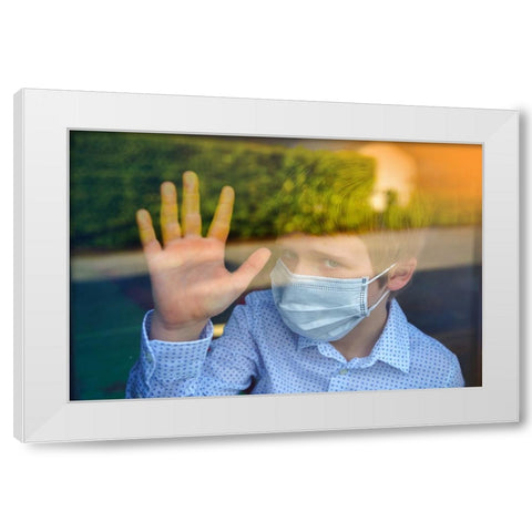 BEN01251 White Modern Wood Framed Art Print by Heine, Ben