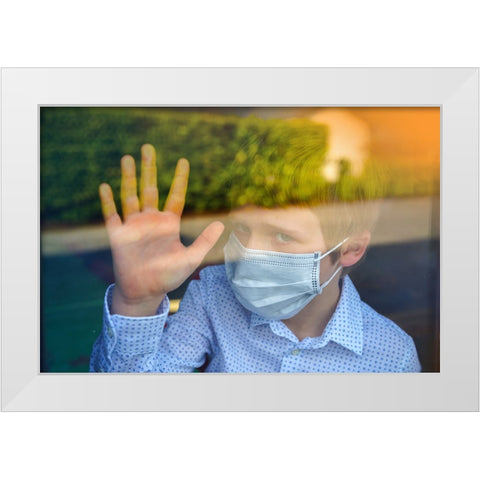 BEN01251 White Modern Wood Framed Art Print by Heine, Ben
