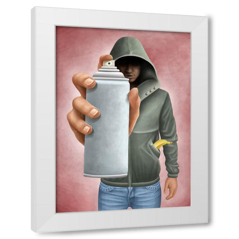 Graph Artist White Modern Wood Framed Art Print by Heine, Ben