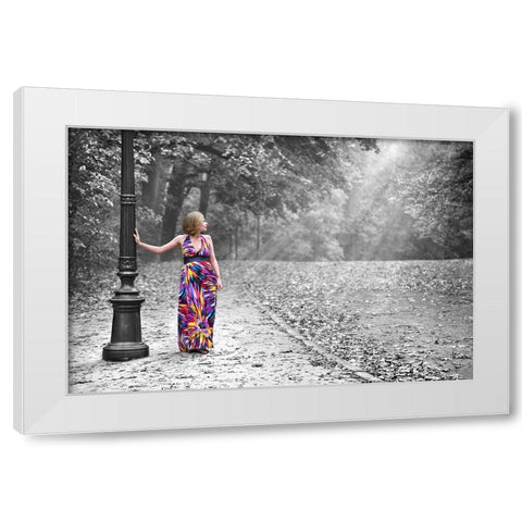 I Have Been There White Modern Wood Framed Art Print by Heine, Ben