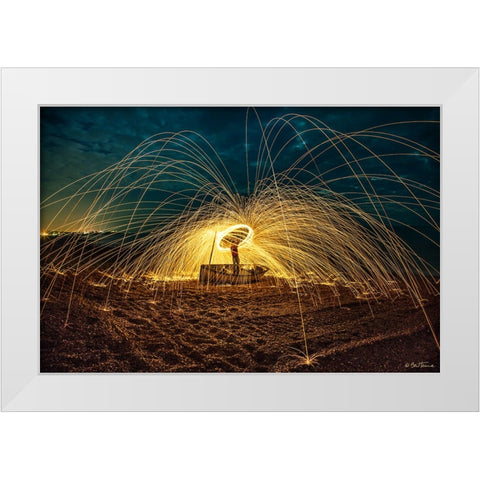 Lord of the Ringo White Modern Wood Framed Art Print by Heine, Ben