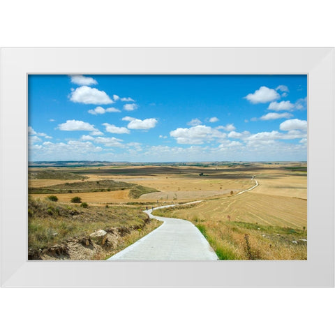 Santiago de Compostela pilgrimage - 160 White Modern Wood Framed Art Print by Heine, Ben