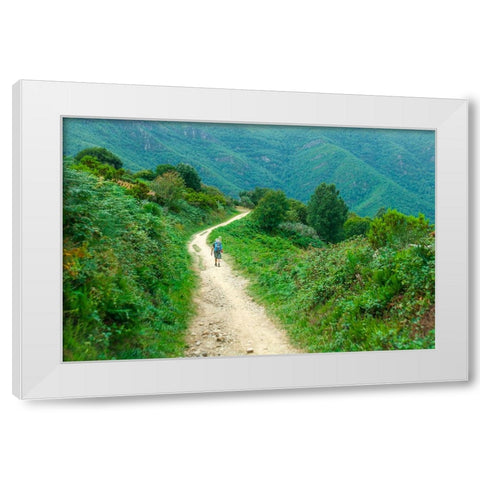 Santiago de Compostela pilgrimage - 242 White Modern Wood Framed Art Print by Heine, Ben