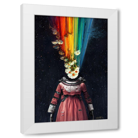 Astro Cruise 12 - 2 A Princess Dream White Modern Wood Framed Art Print by Heine, Ben